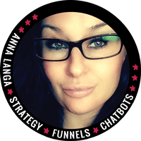Anna Langa - Online Success Strategist, Instagram DM automation and Chatbot expert for Ladybosses #FunnelUnicorn